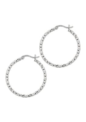 Sterling Silver Hoop Earring