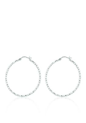 Sterling Silver Hoop Earrings