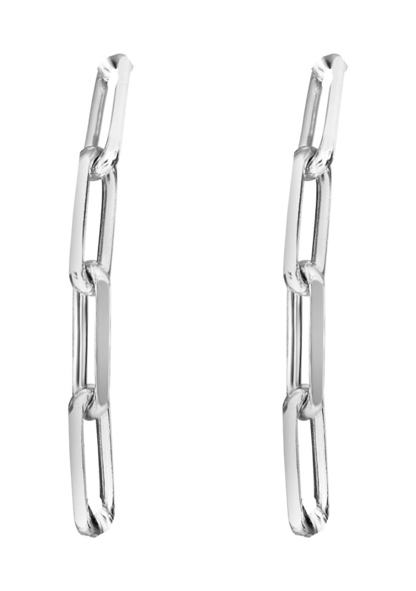 Paperclip Drop Earrings     