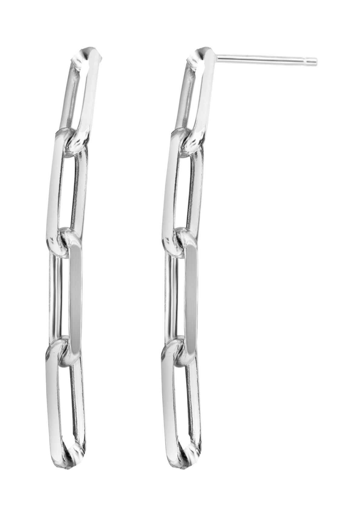 Paperclip Drop Earrings     