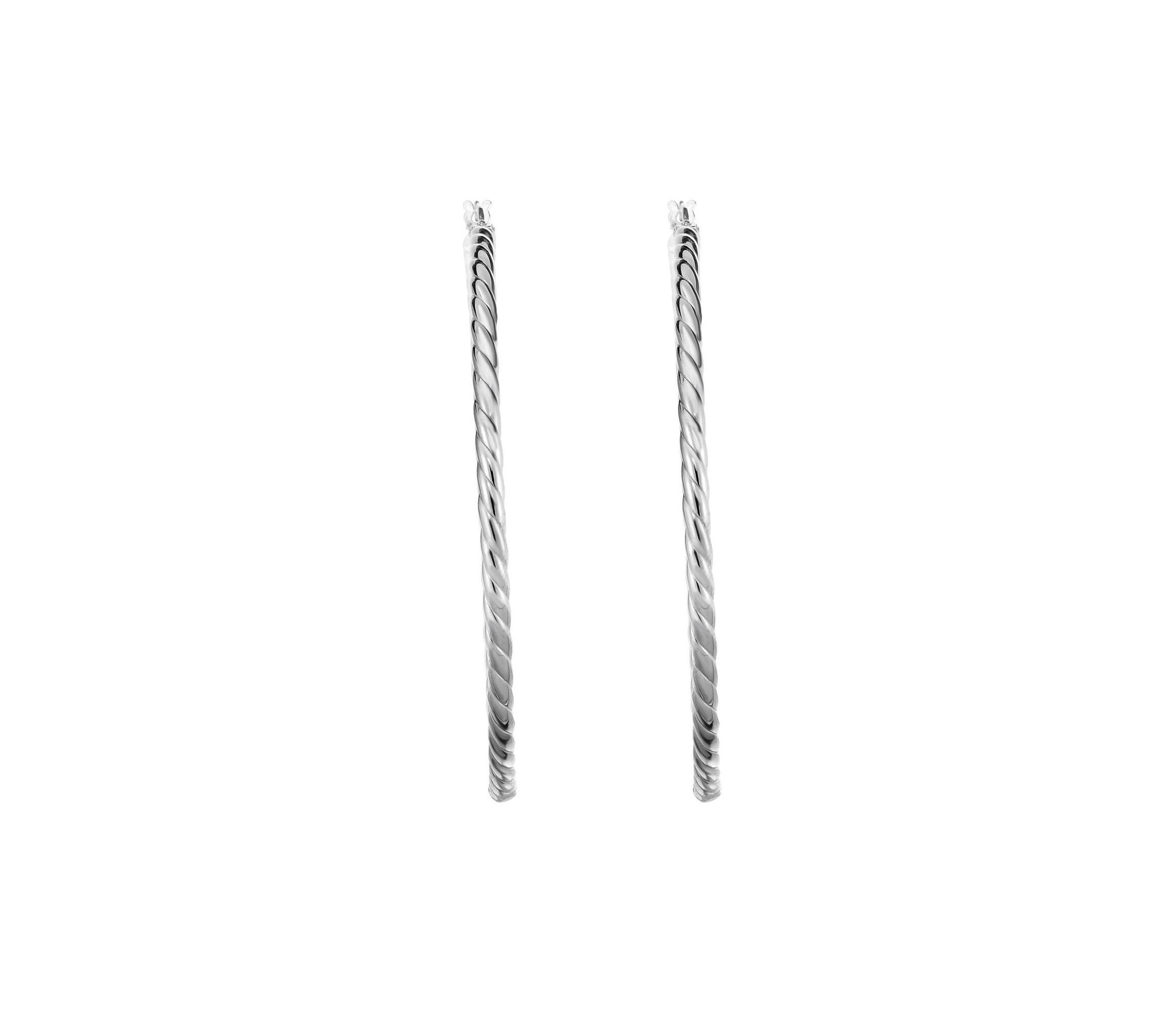 S/S Twirl Hoop Earring