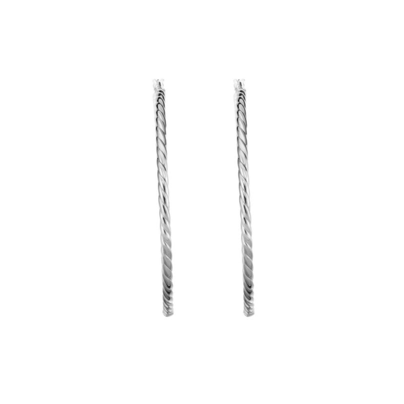 S/S Twirl Hoop Earring