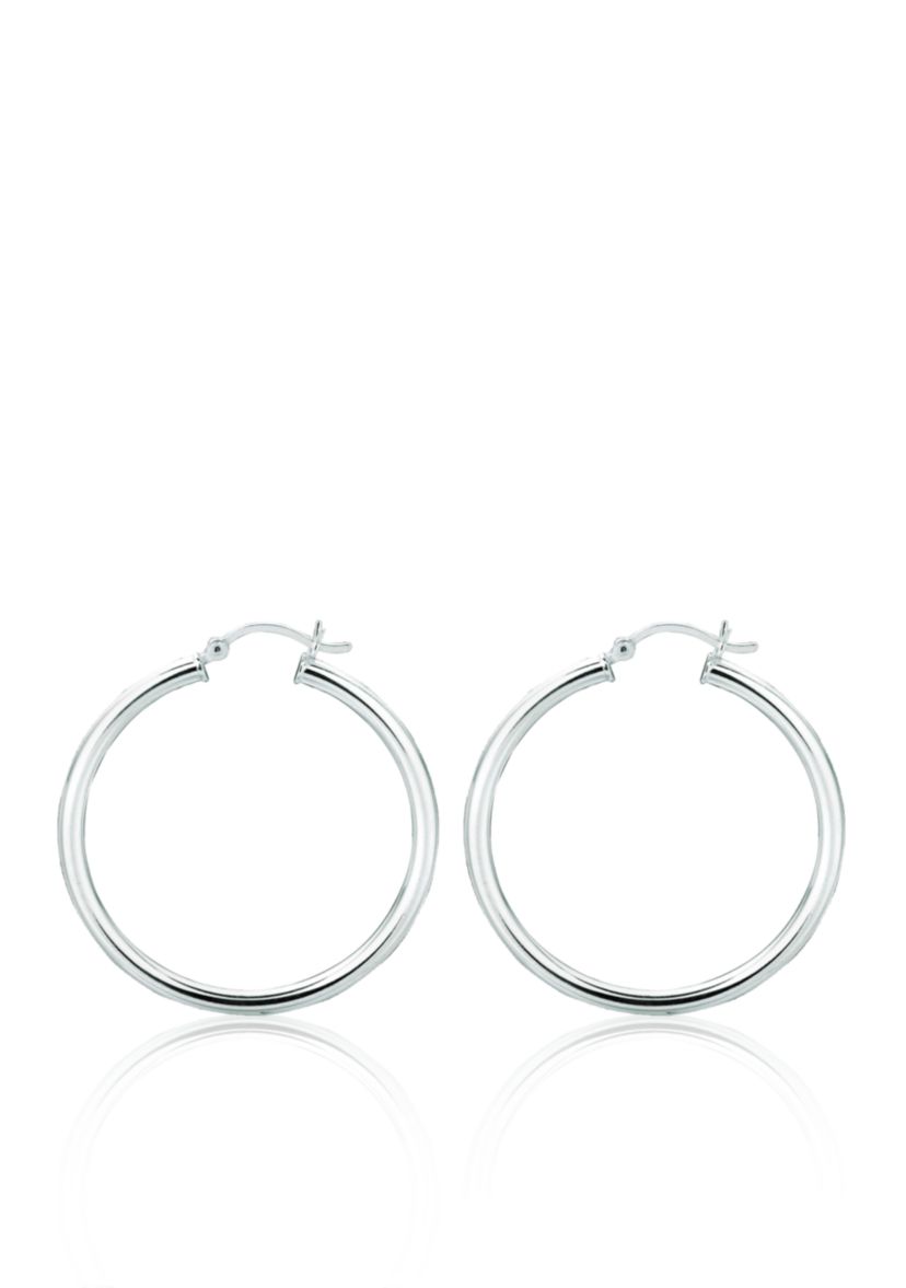 Sterling Silver Hoop Earrings