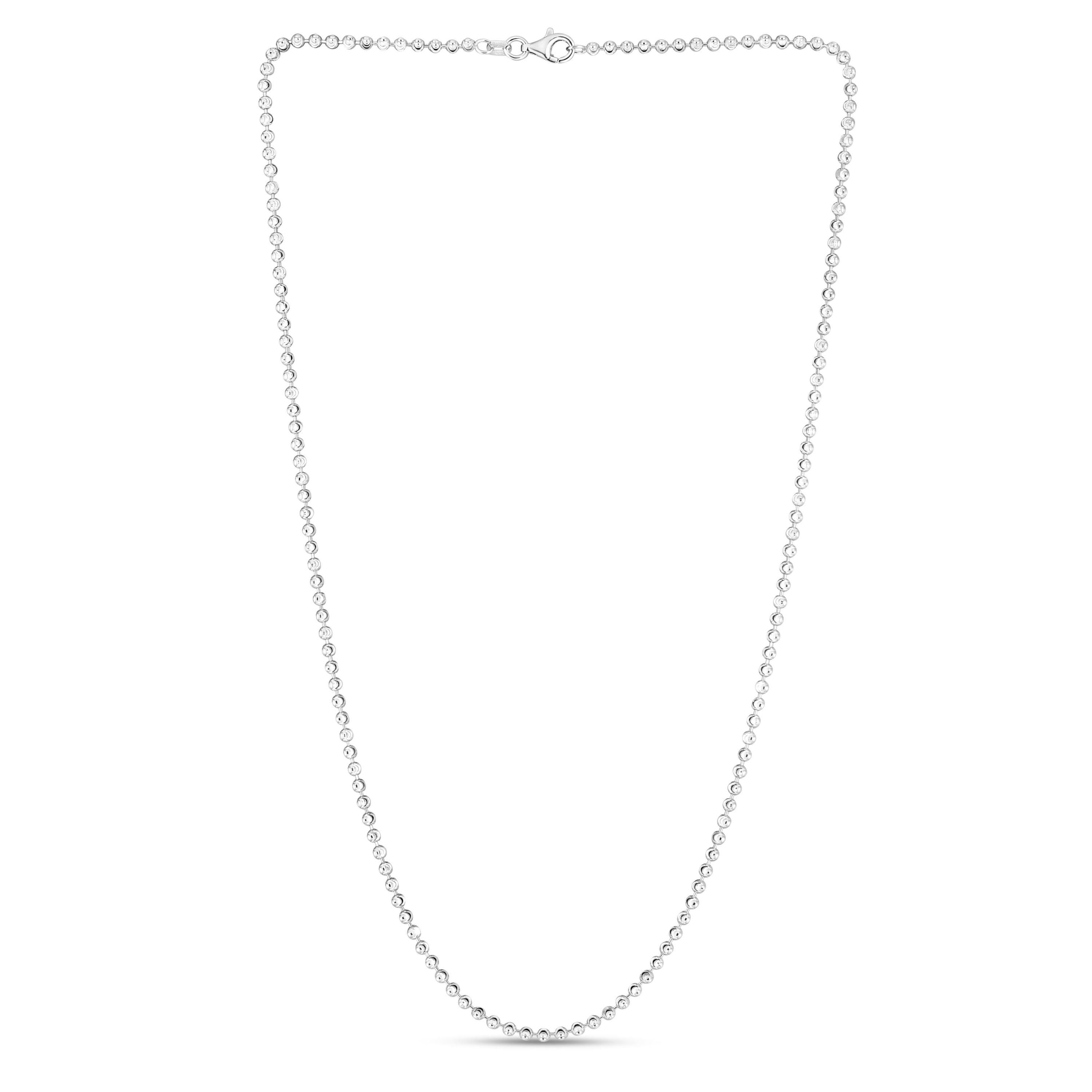 Sterling Silver Moon Chain
