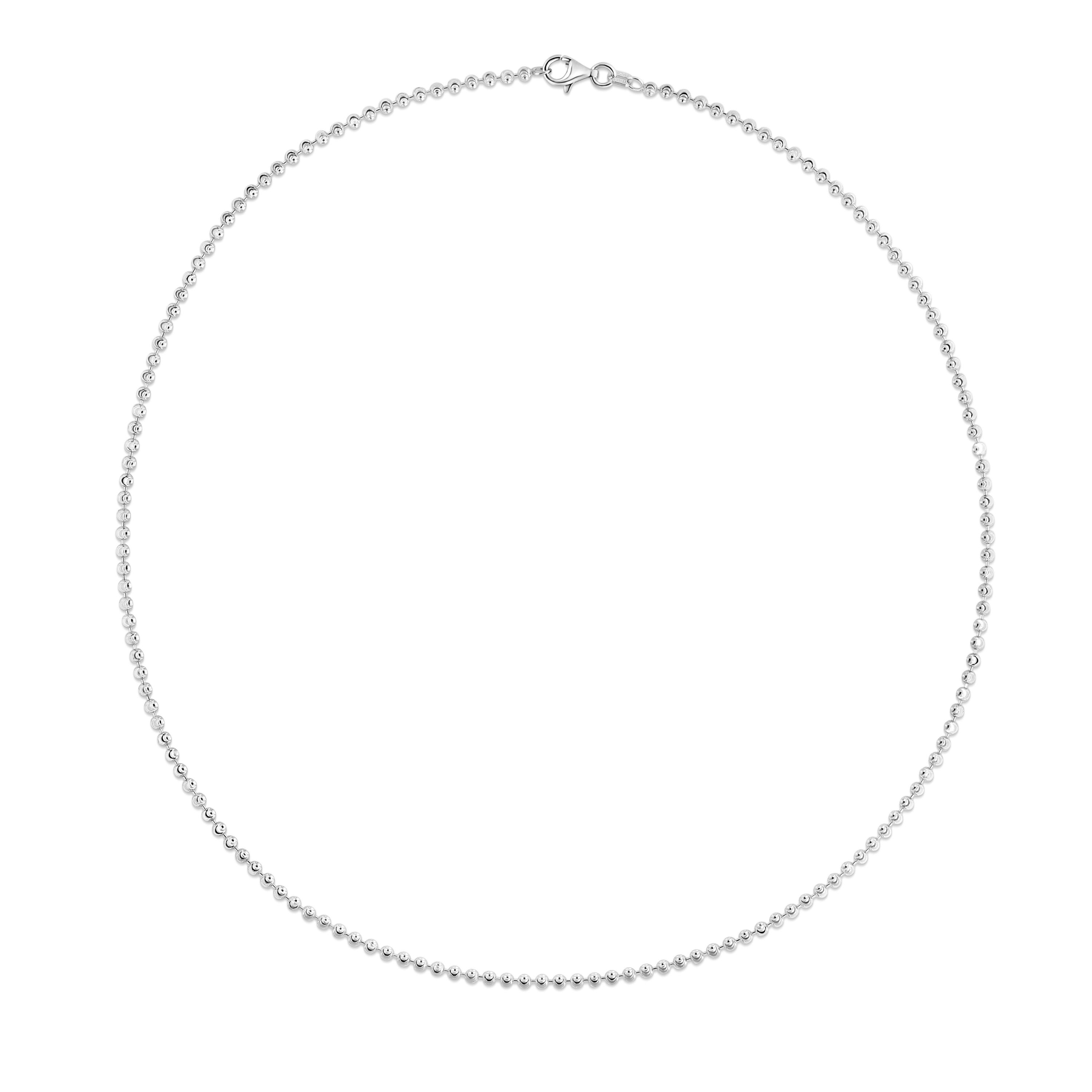 Sterling Silver Moon Chain