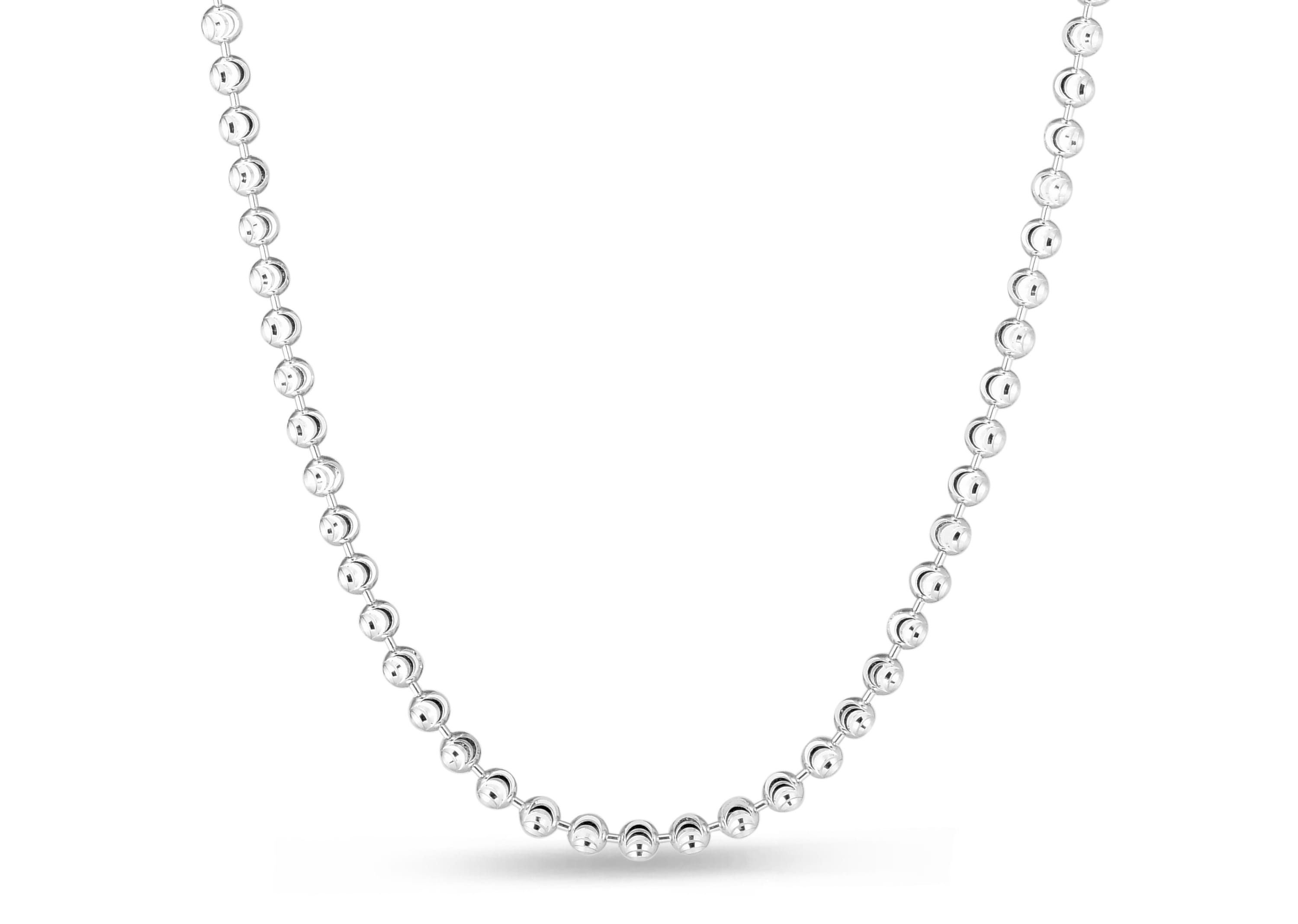 Sterling Silver Moon Chain