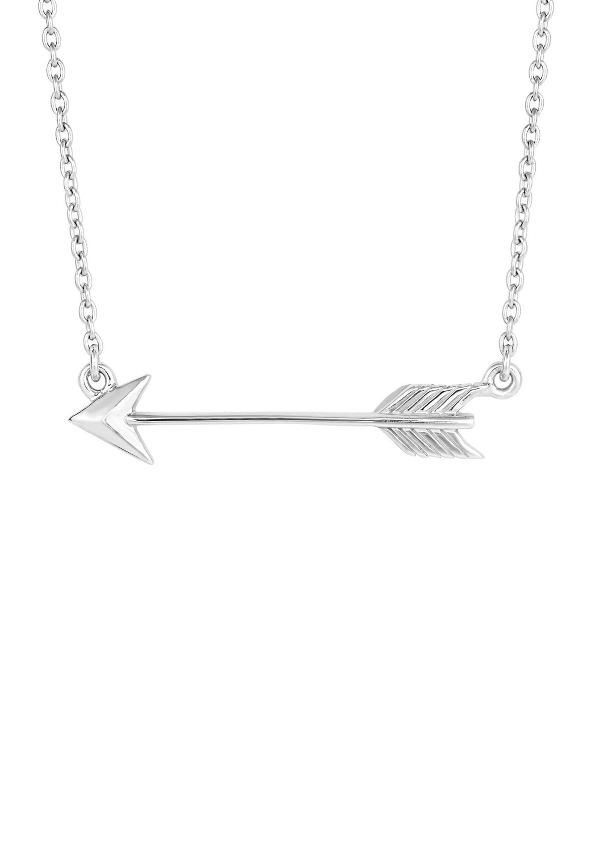 Sterling Silver Arrow Necklace