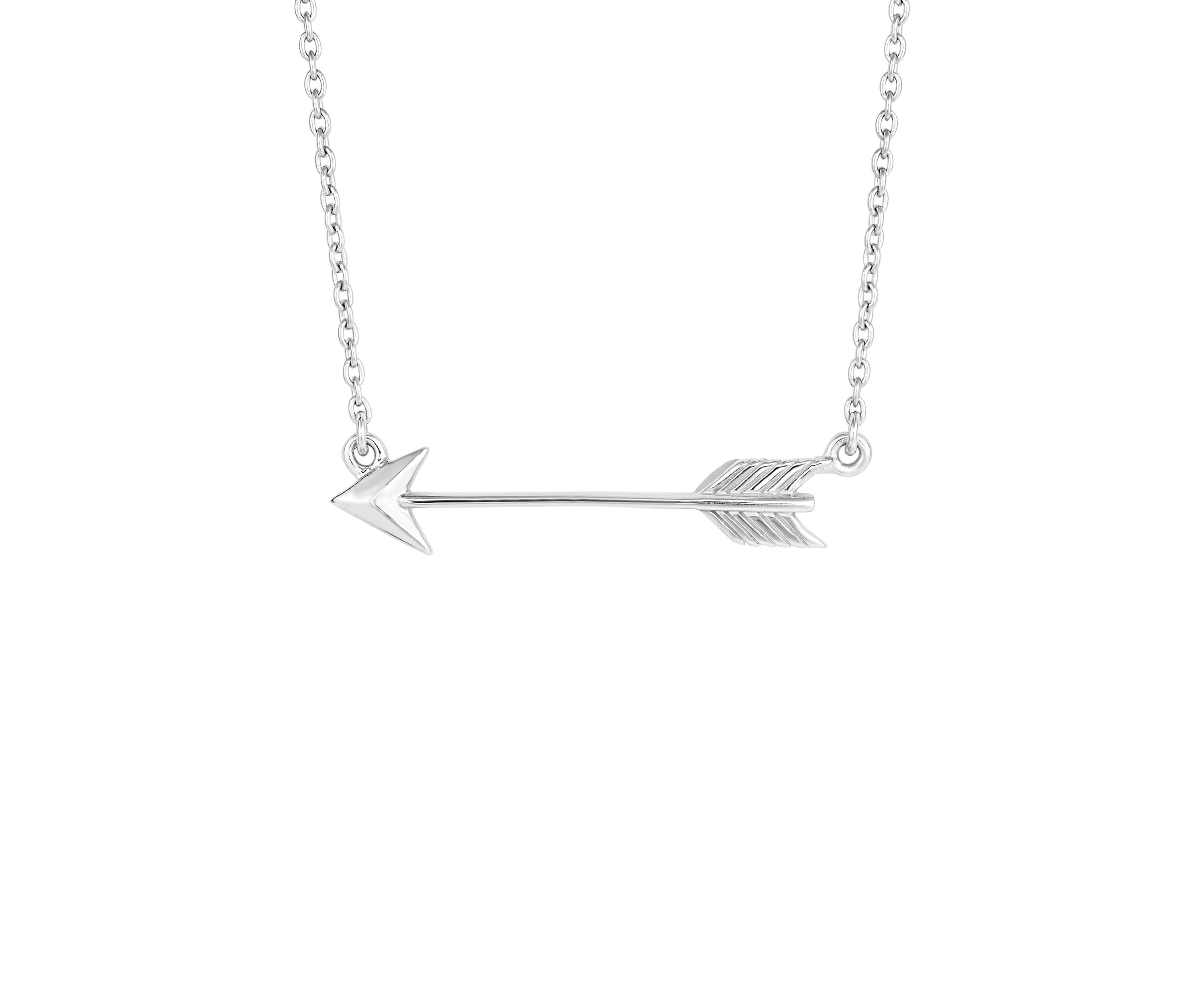 Sterling Silver Arrow Necklace