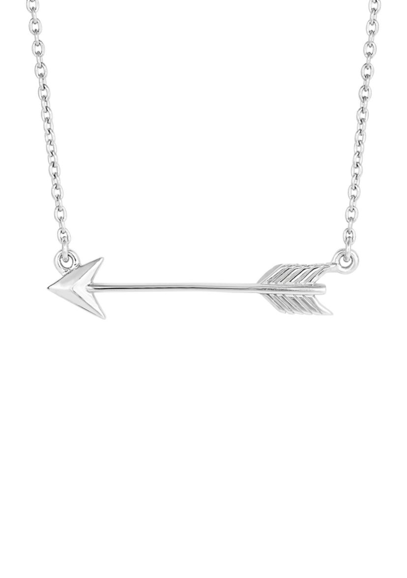 Sterling Silver Arrow Necklace
