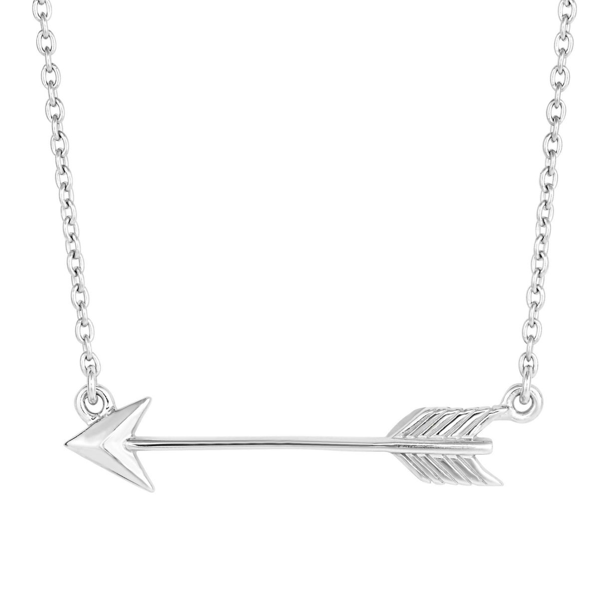 Sterling Silver Arrow Necklace