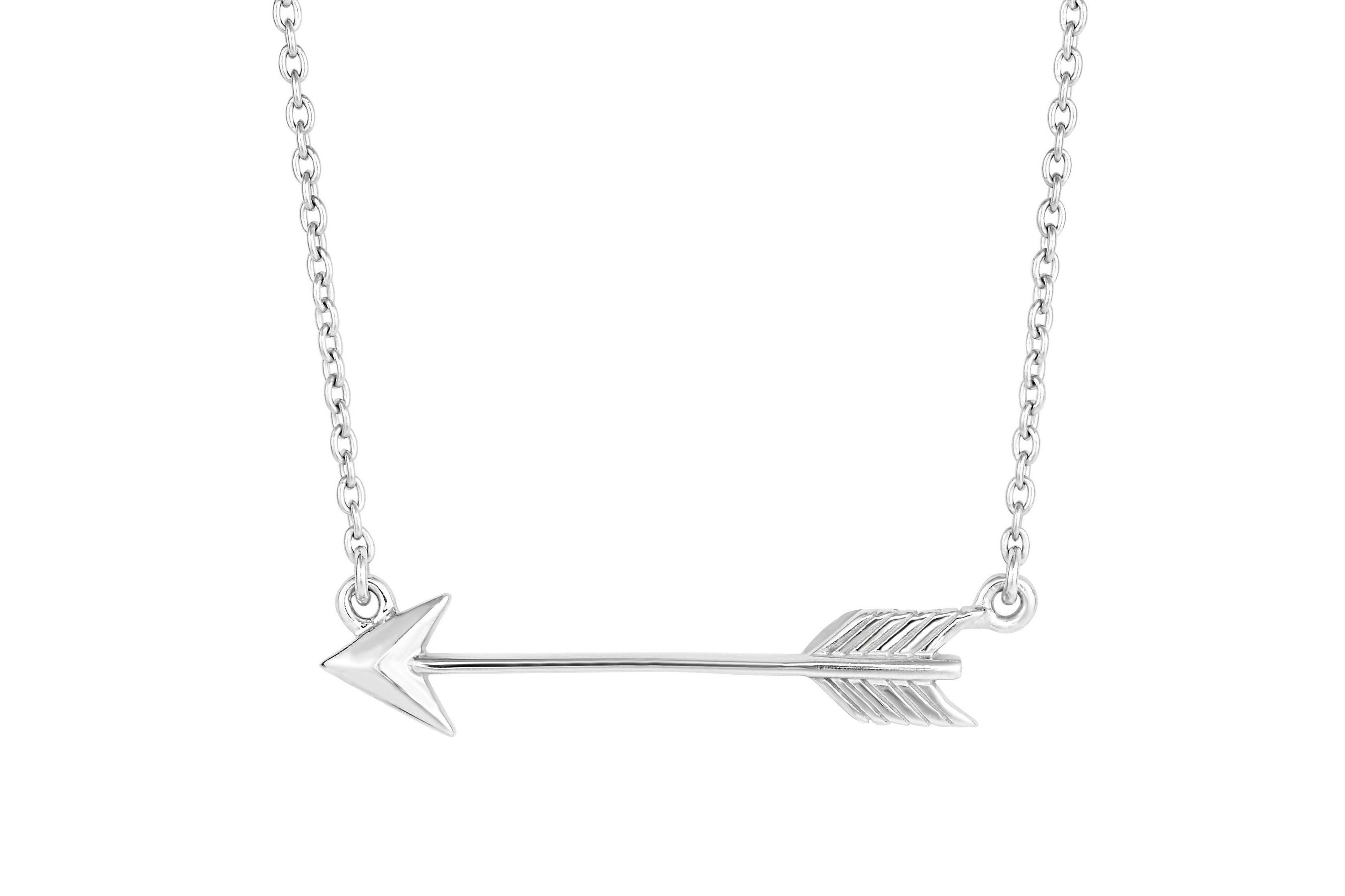 Sterling Silver Arrow Necklace