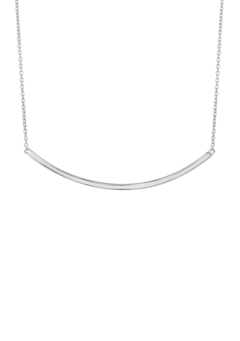 Sterling Silver Bar Necklace