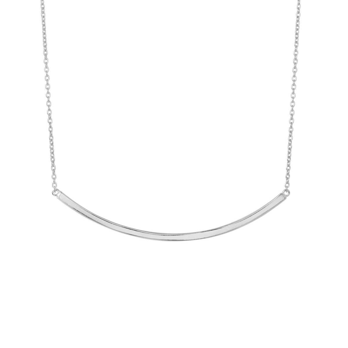 Sterling Silver Bar Necklace