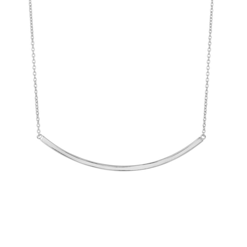 Sterling Silver Bar Necklace