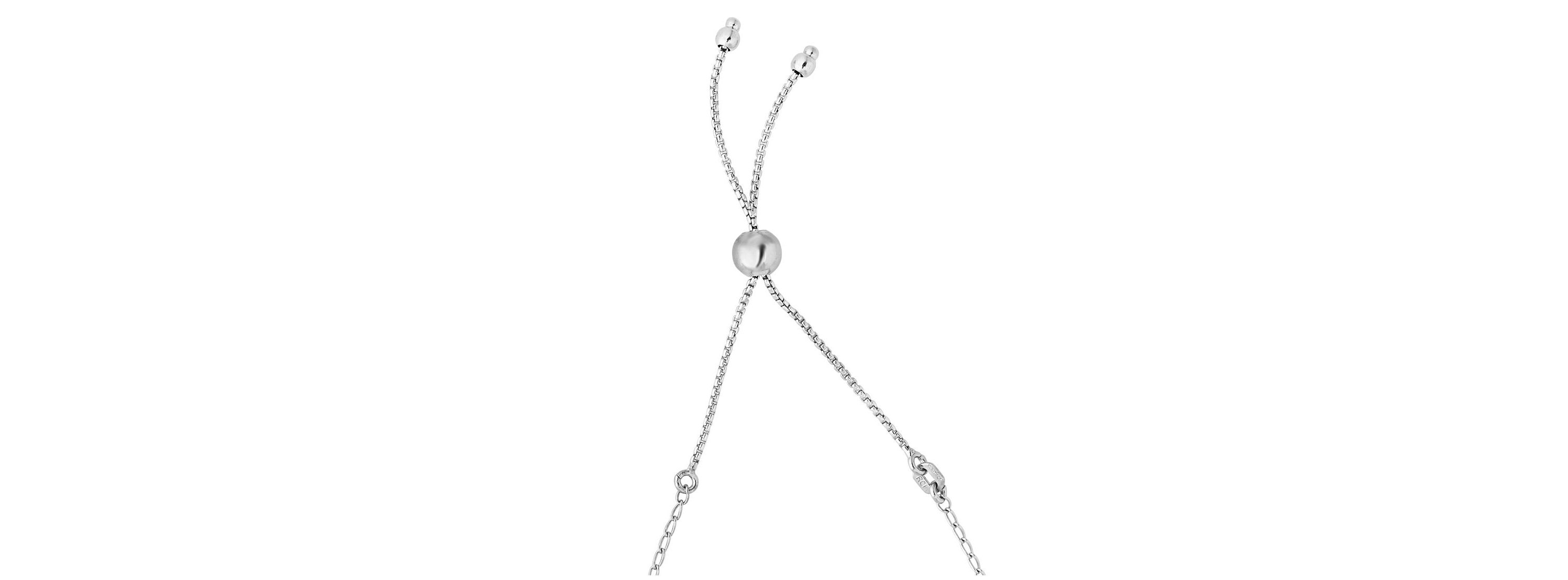 Sterling Silver Cross Bolo Bracelet