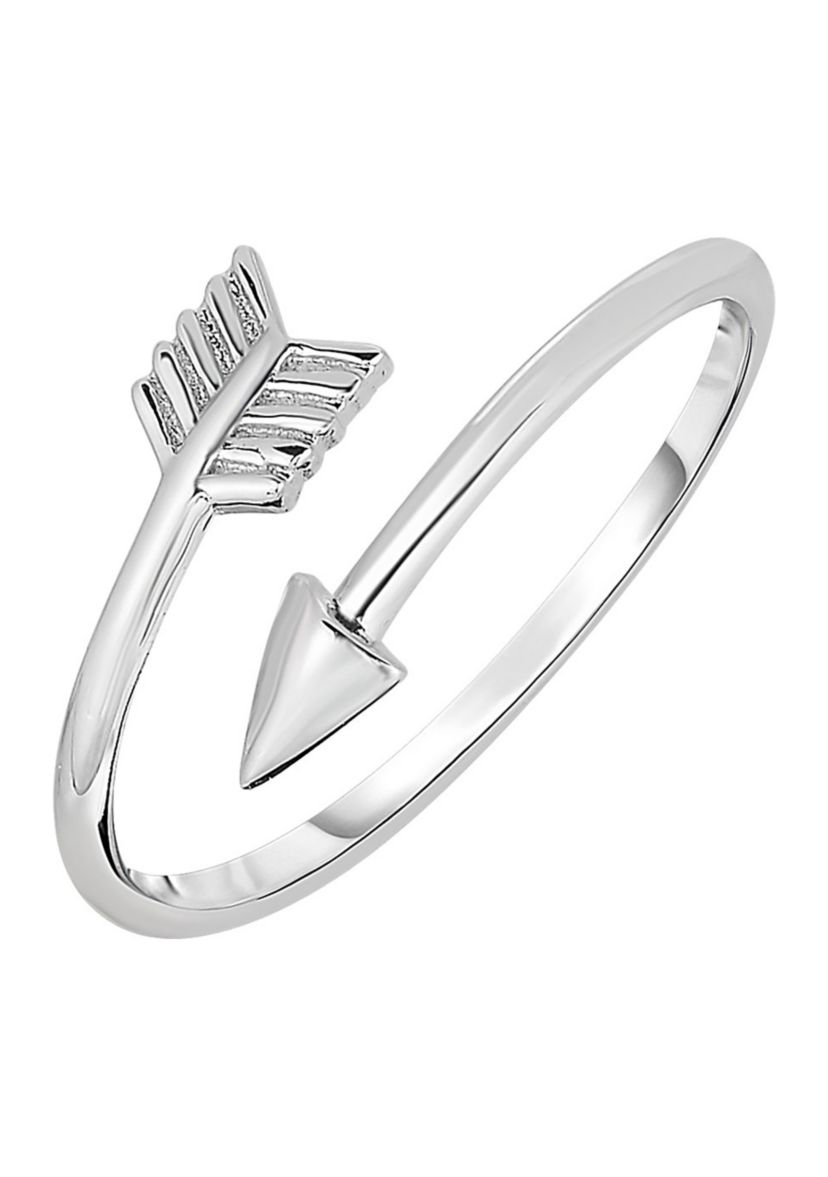 Sterling Silver Arrow Bypass Ring