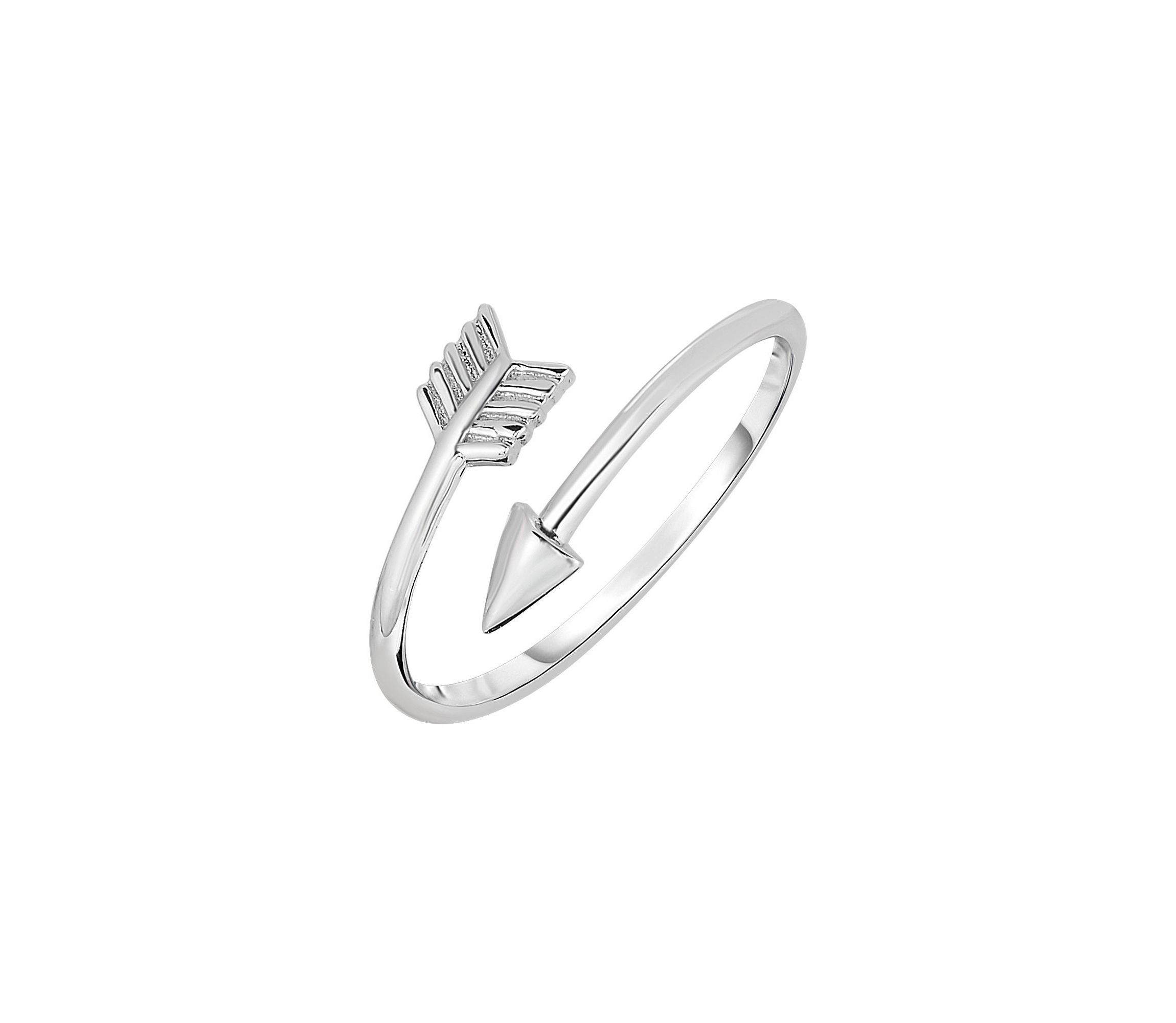 Sterling Silver Arrow Bypass Ring
