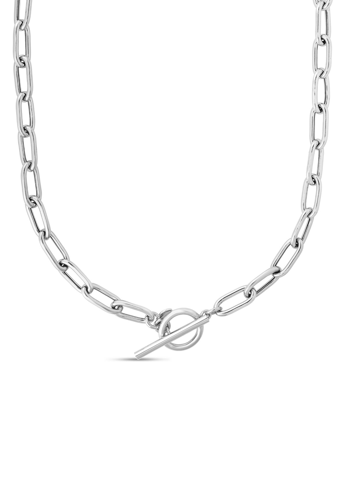 Sterling Silver Toggled Necklace