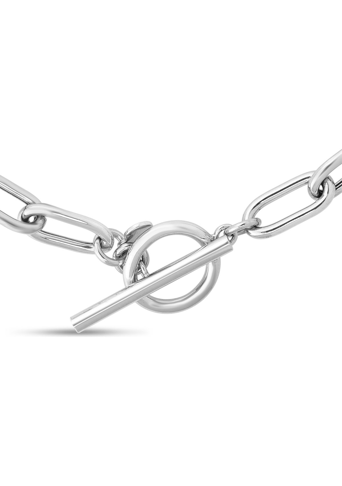 Sterling Silver Toggled Necklace