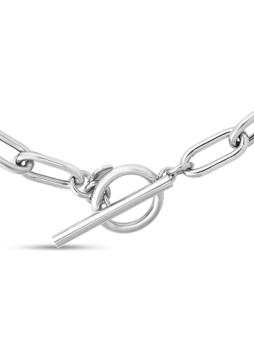 Sterling Silver Toggled Necklace