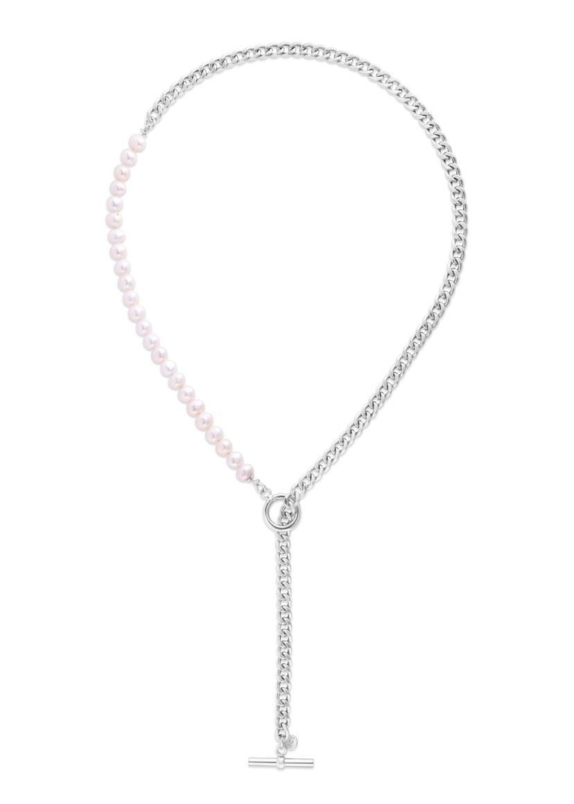 S/S Fresh Water Pearl Toggle Necklace