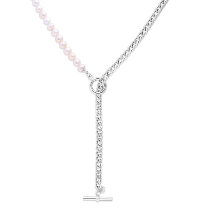 S/S Fresh Water Pearl Toggle Necklace