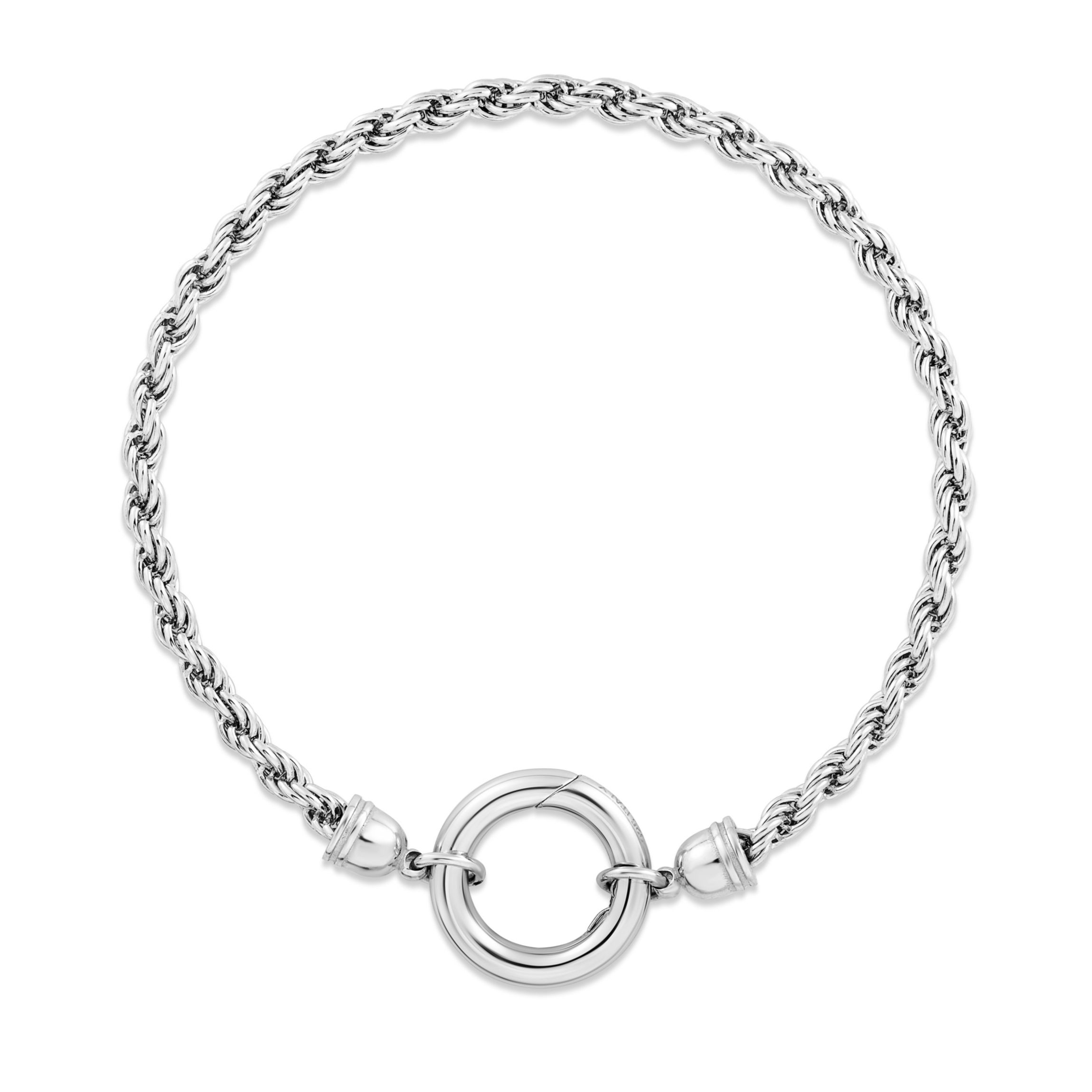Sterling Silver Rope Bracelet