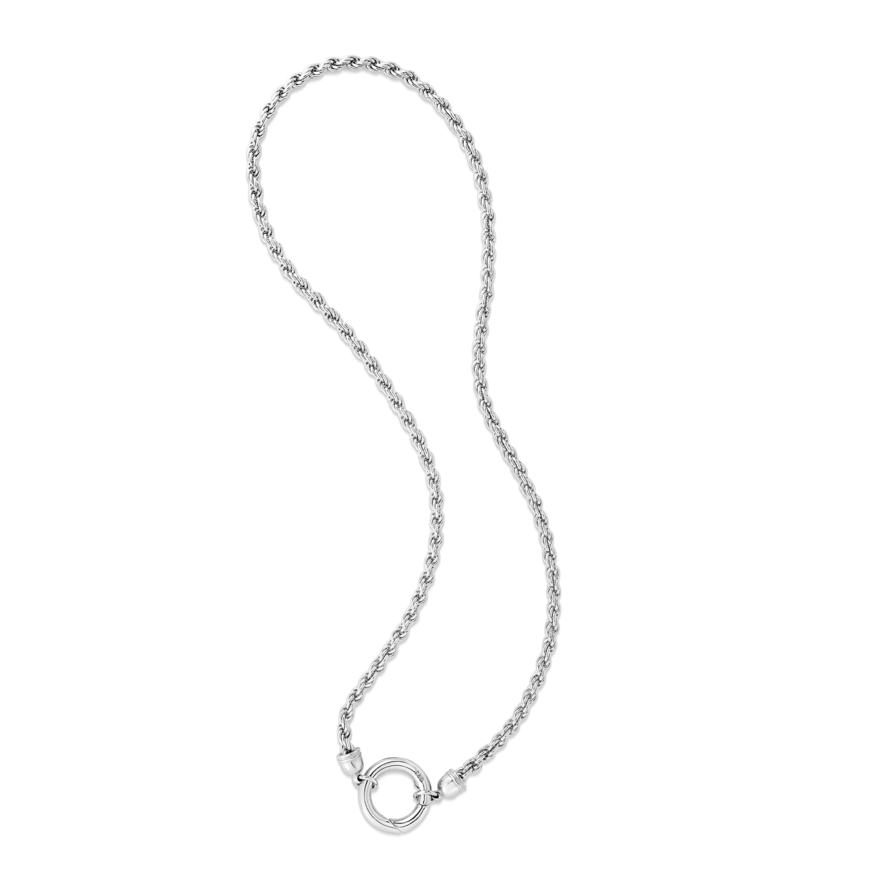 Sterling Silver Rope Necklace