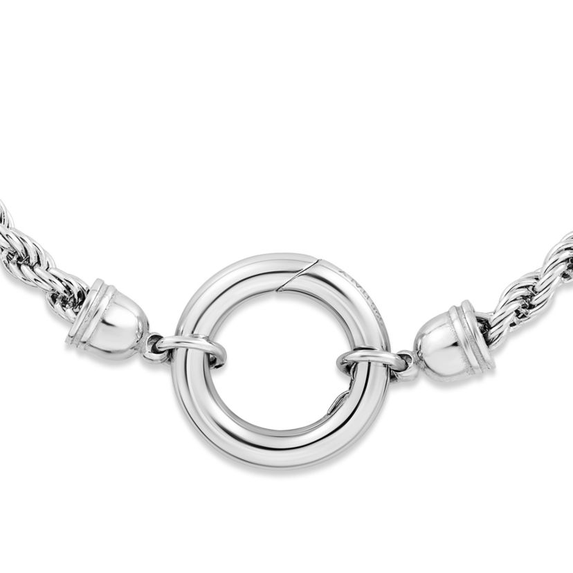 Sterling Silver Rope Necklace