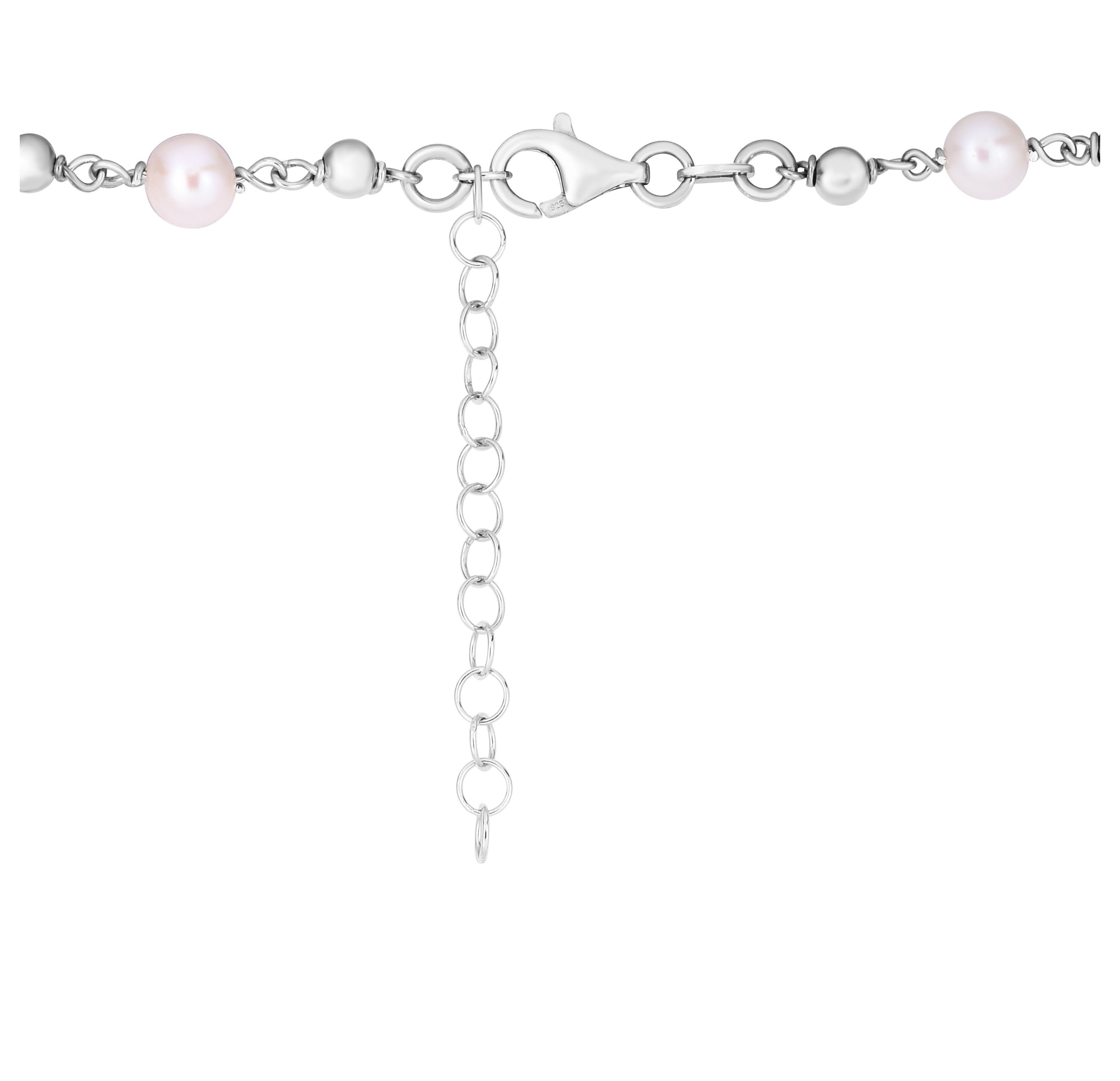 Sterling Silver Pearl Bracelet