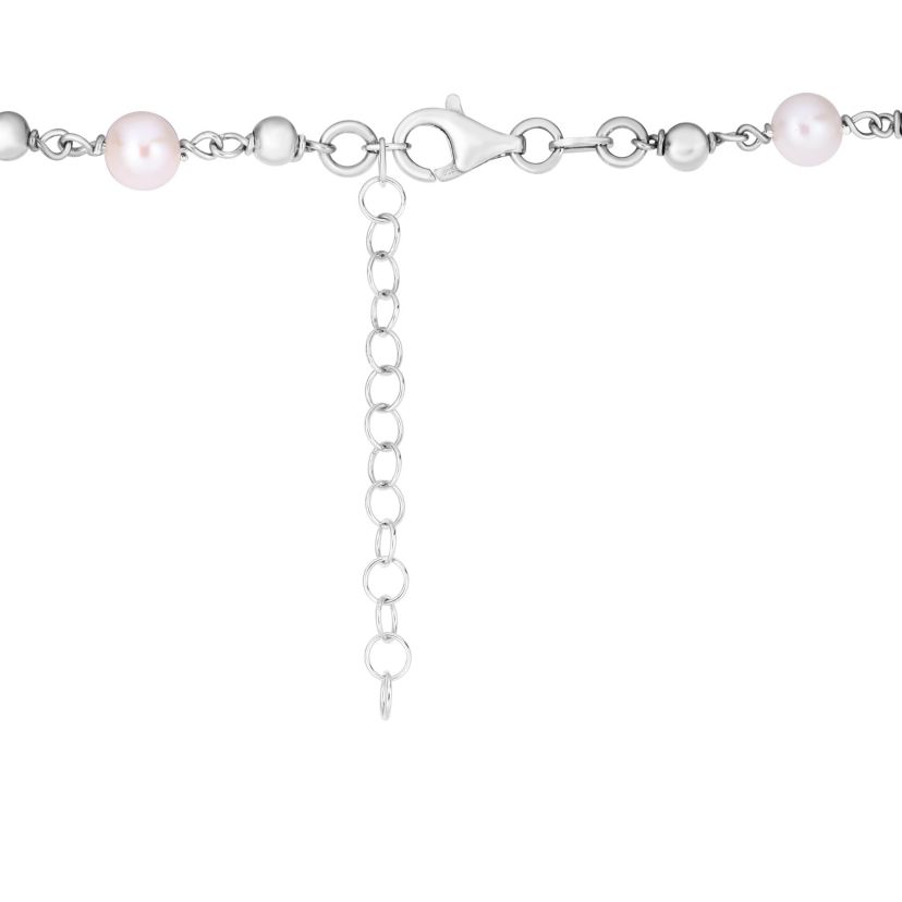 Sterling Silver Pearl Bracelet