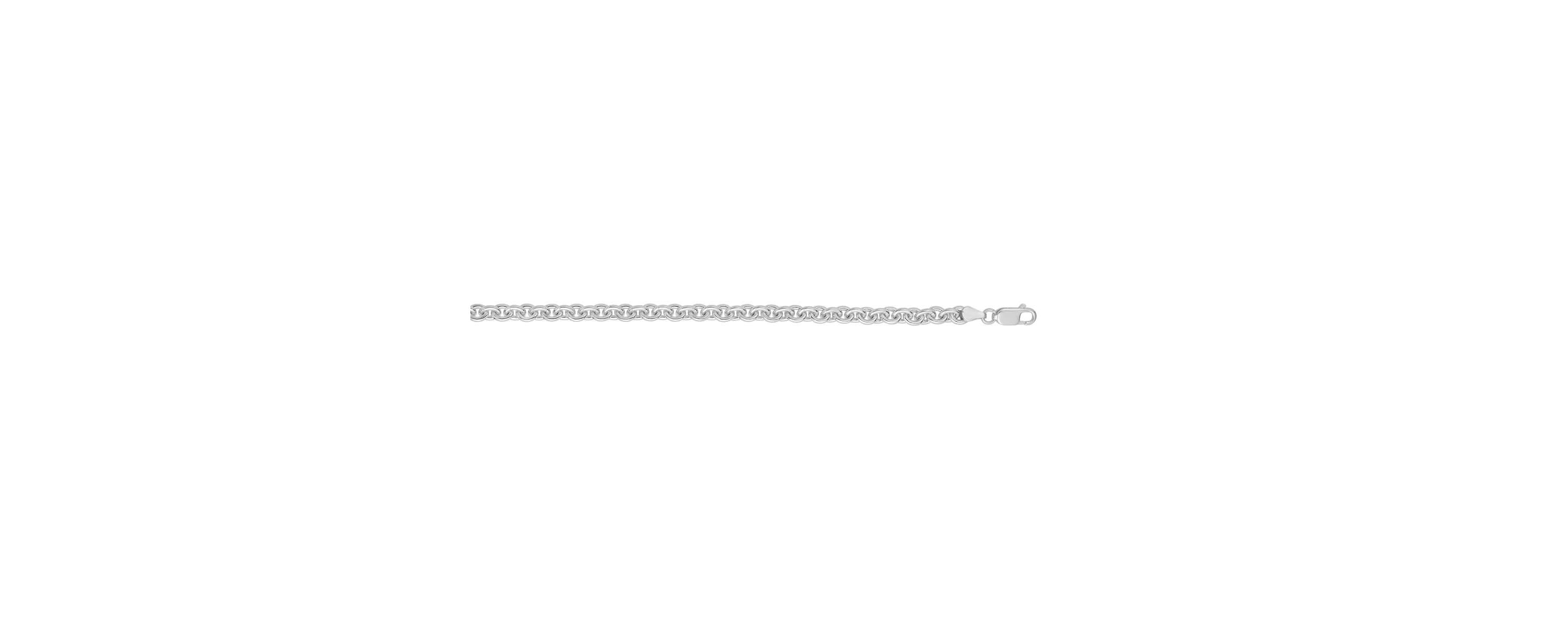 SS 7.25 ROLO CHAIN BRACELET WITH LOBSTER CLASP