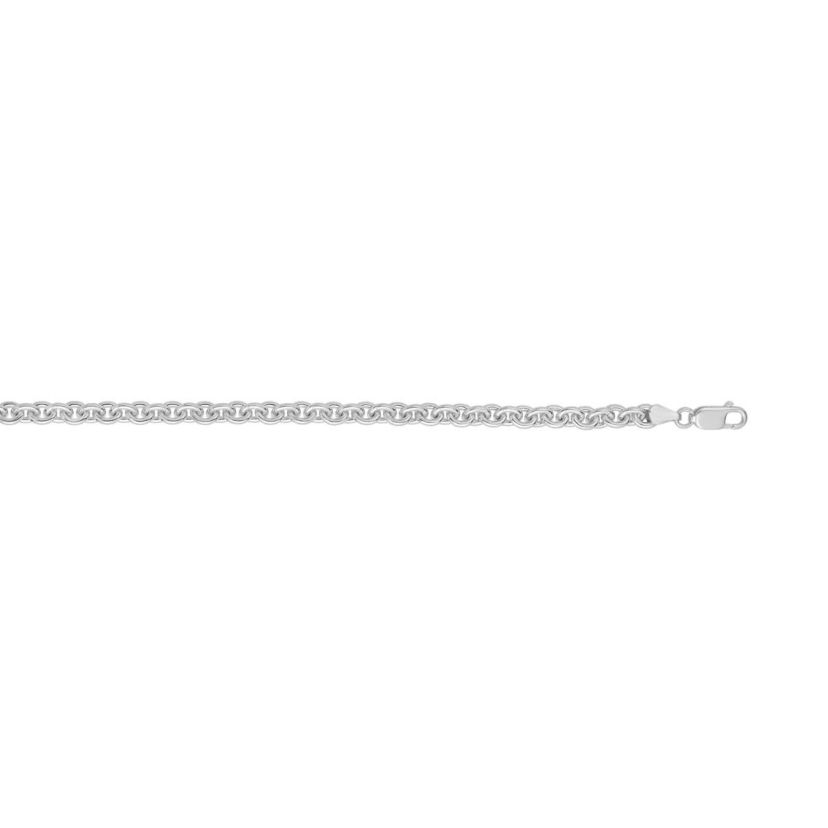 SS 7.25 ROLO CHAIN BRACELET WITH LOBSTER CLASP