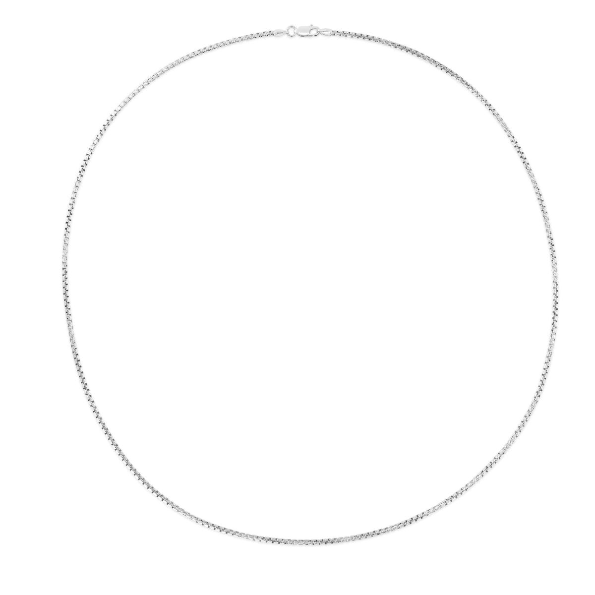 Sterling Silver Round Box Chain