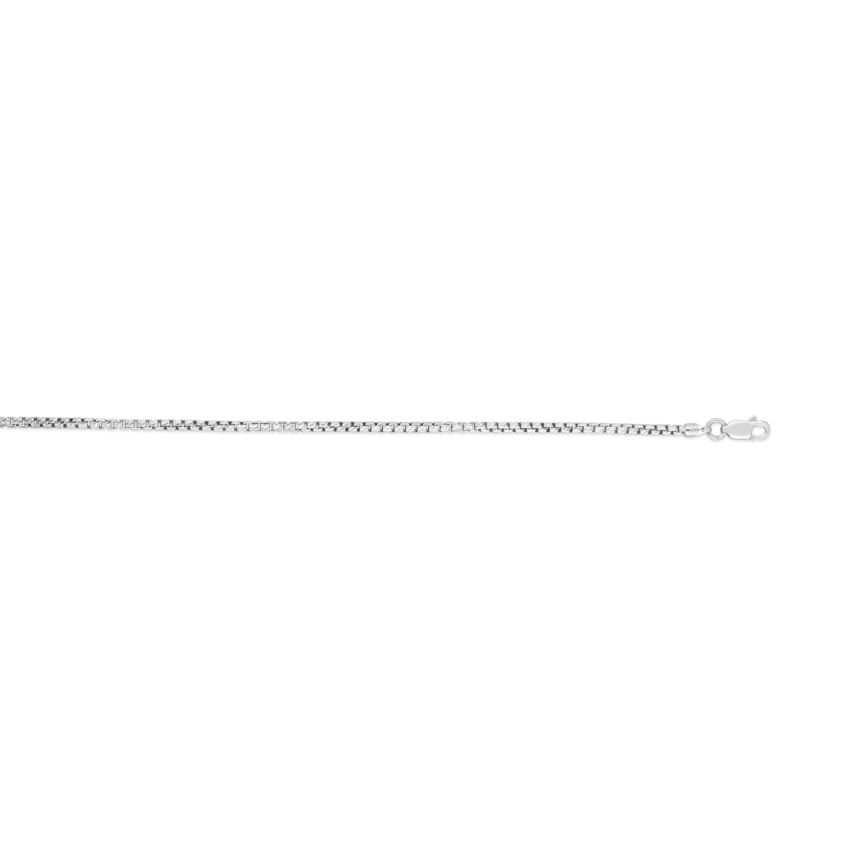 Sterling Silver Round Box Chain