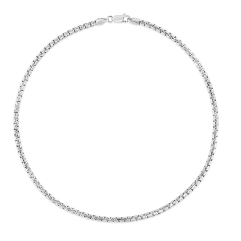 Sterling Silver Round Box Chain