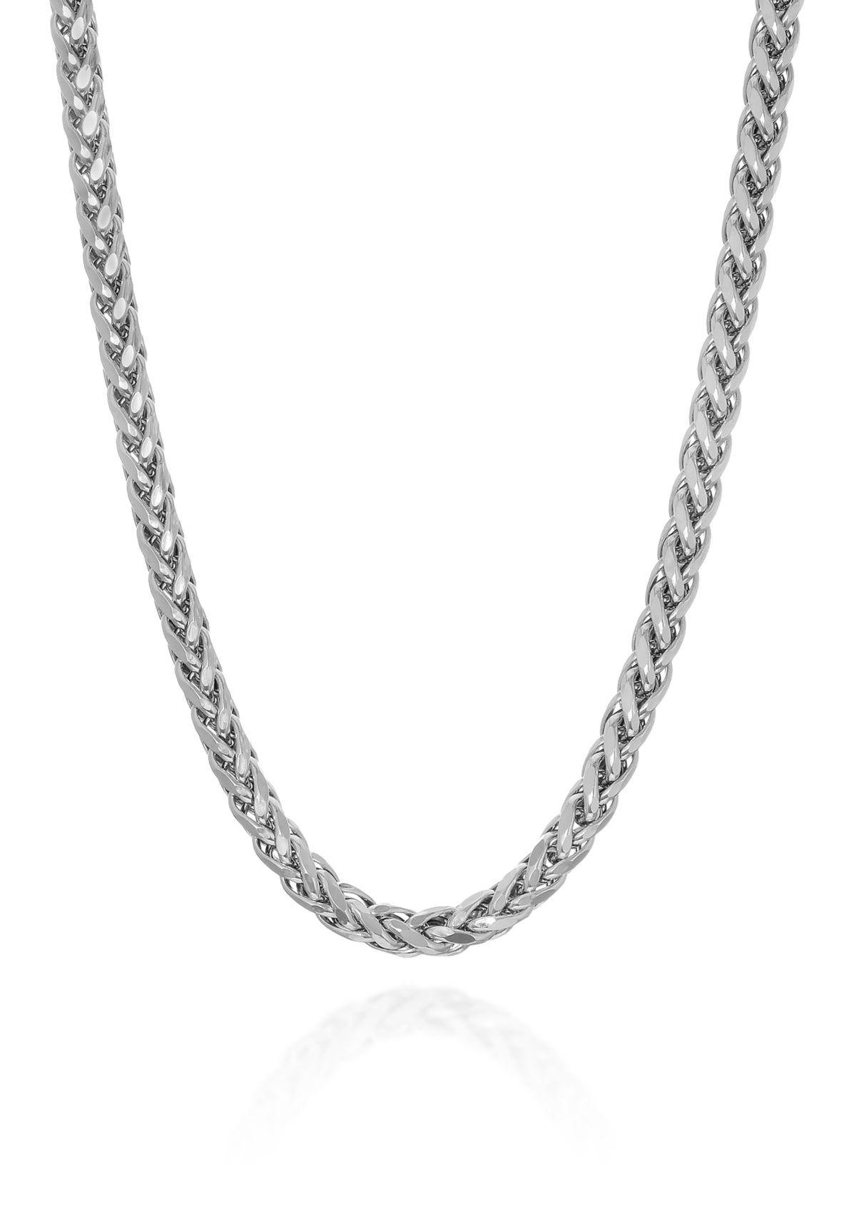 Sterling Silver Square Chain Necklace