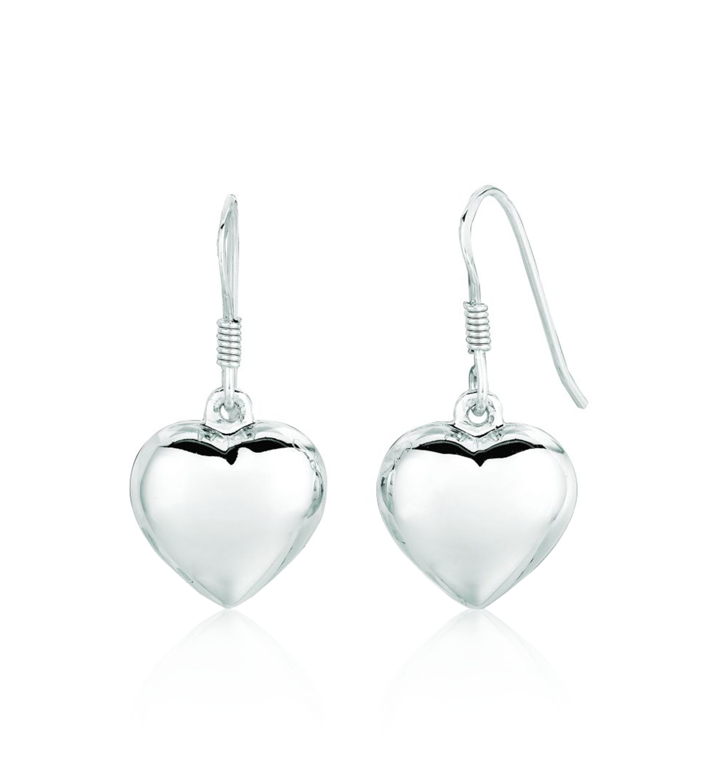 Sterling Silver Heart Earrings