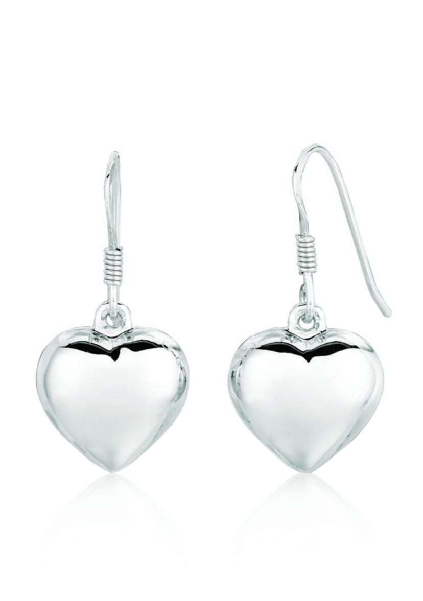 Sterling Silver Heart Earrings