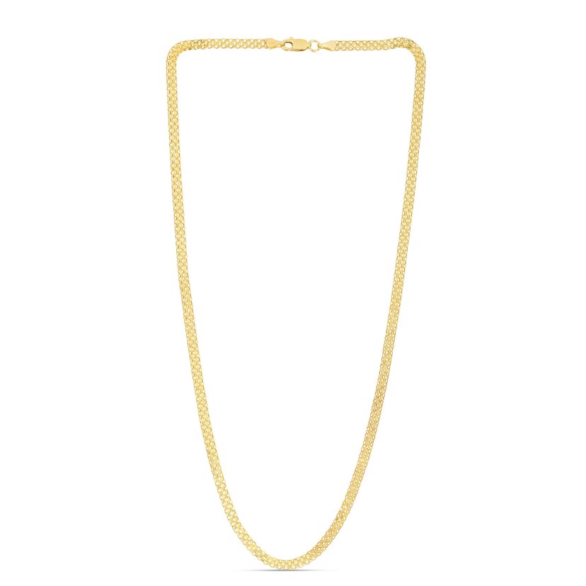 14K Yellow Gold  Bismark Chain