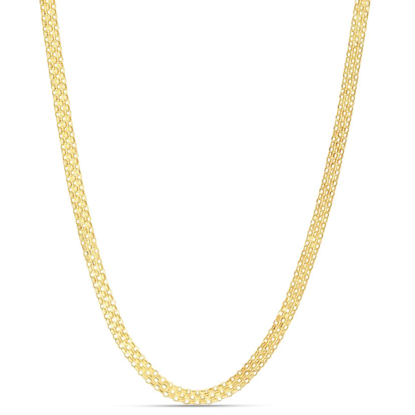 14K Yellow Gold  Bismark Chain