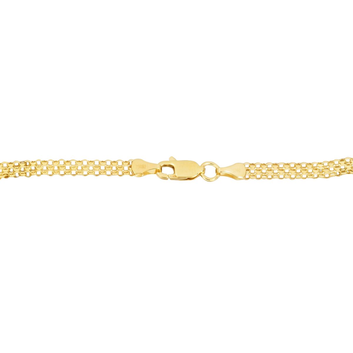 14K Yellow Gold  Bismark Chain