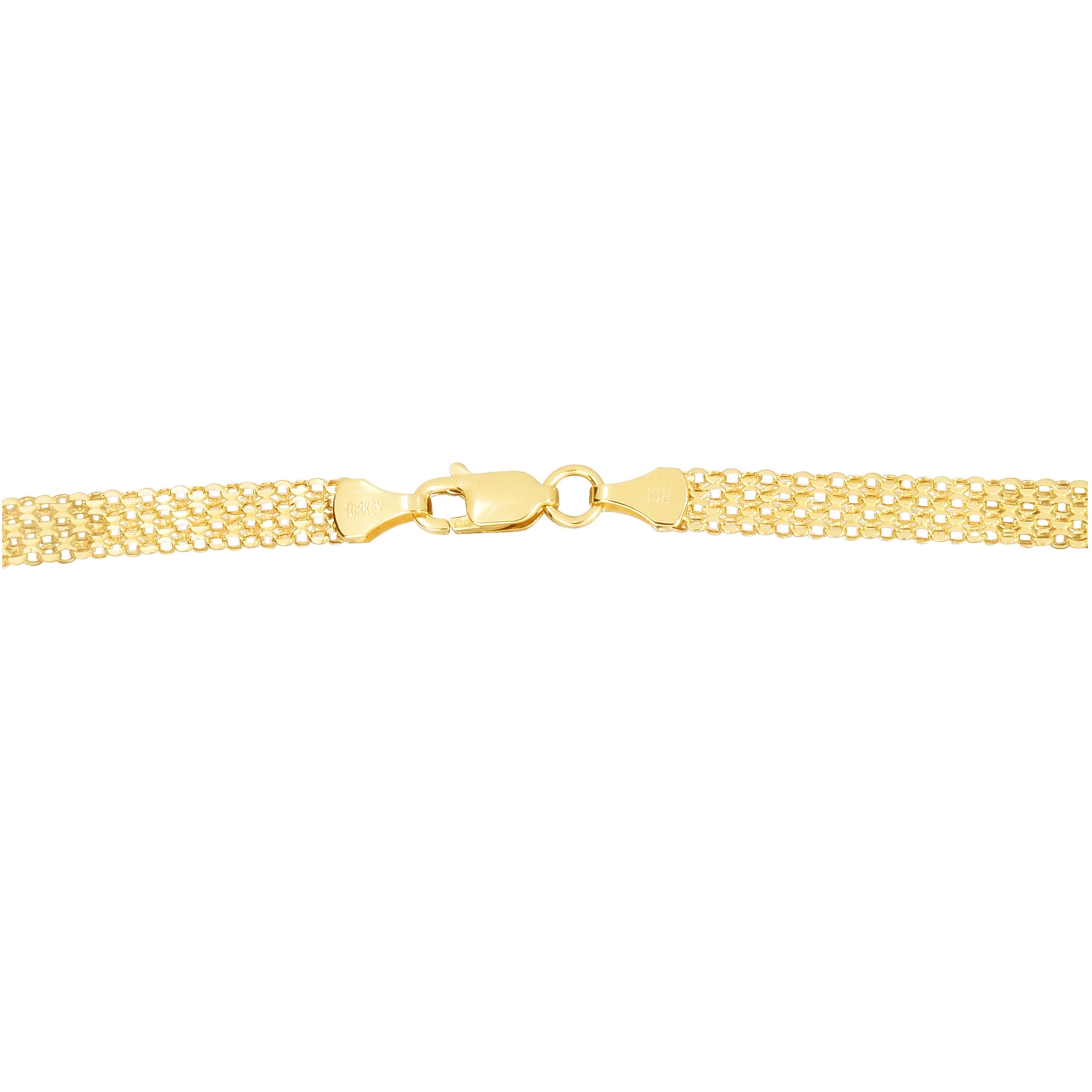 14K Yellow Gold  Bismark Chain