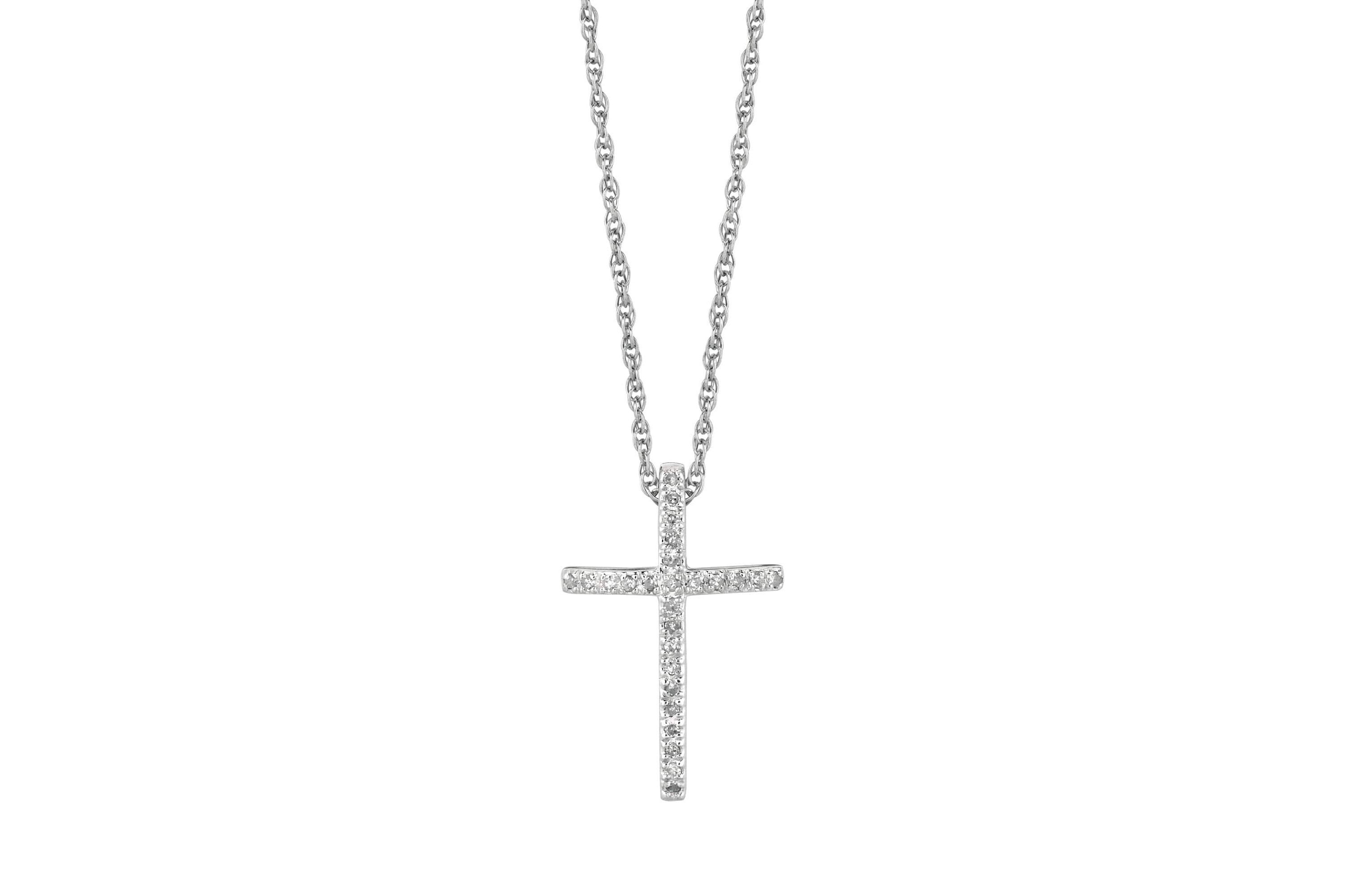 S/S CROSS NECKLACE
