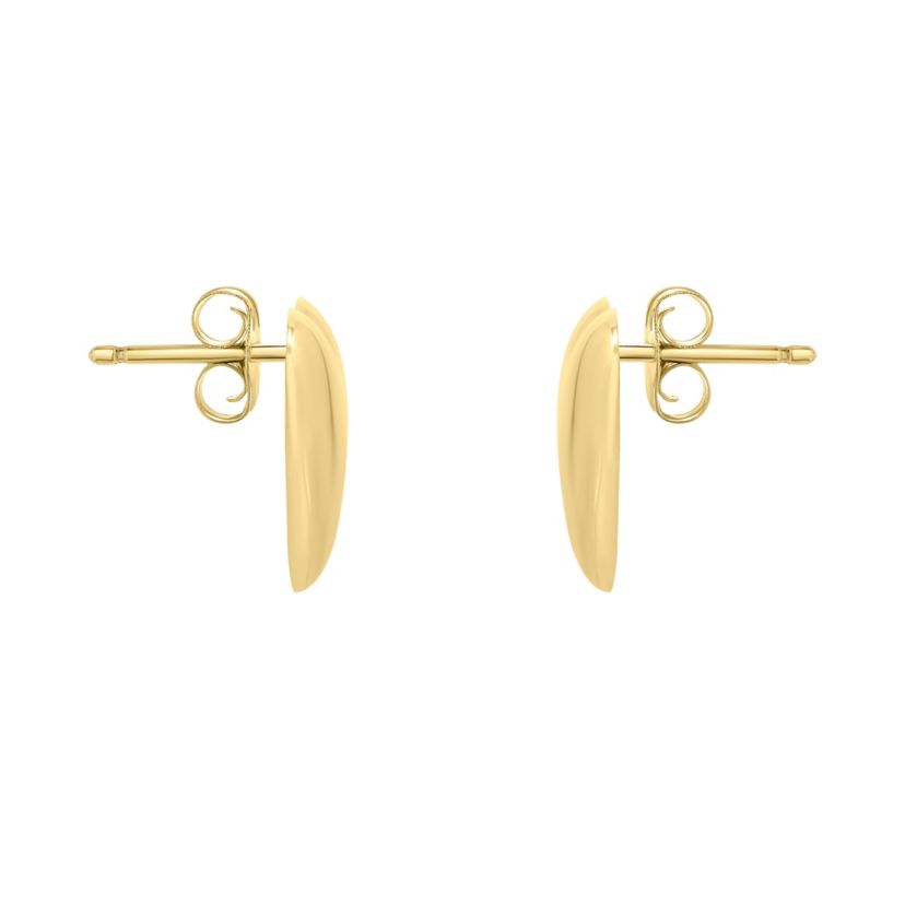 14KY HEART POST EARRING