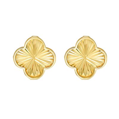Belk & Co 14KT Clover Earring Back Clasp