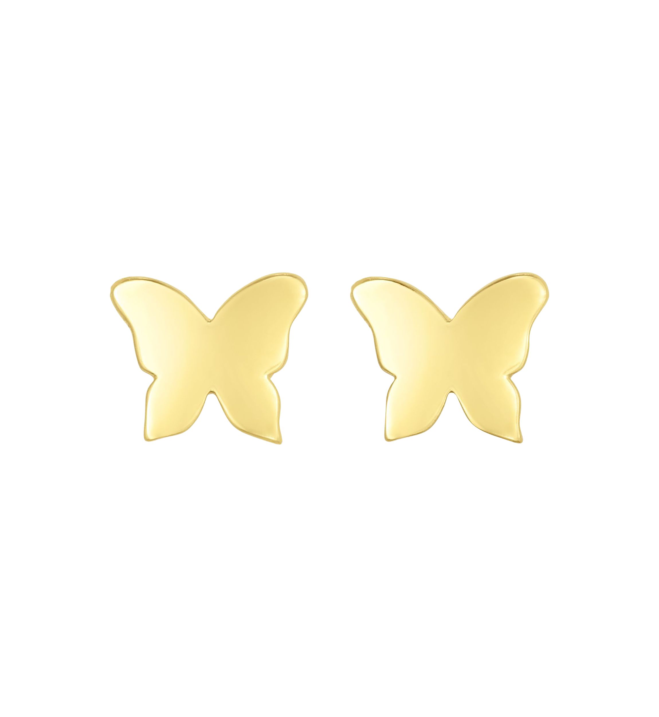 14Ky Butterly Post Earring