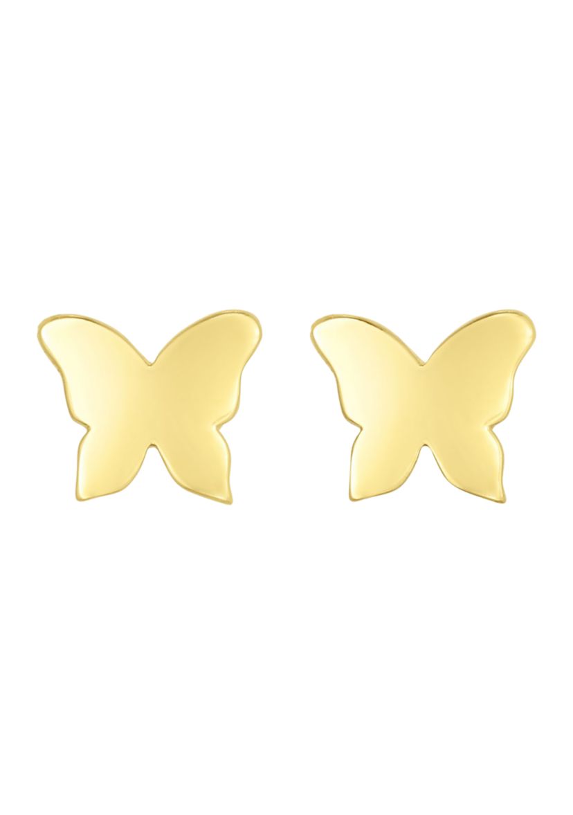 14Ky Butterly Post Earring