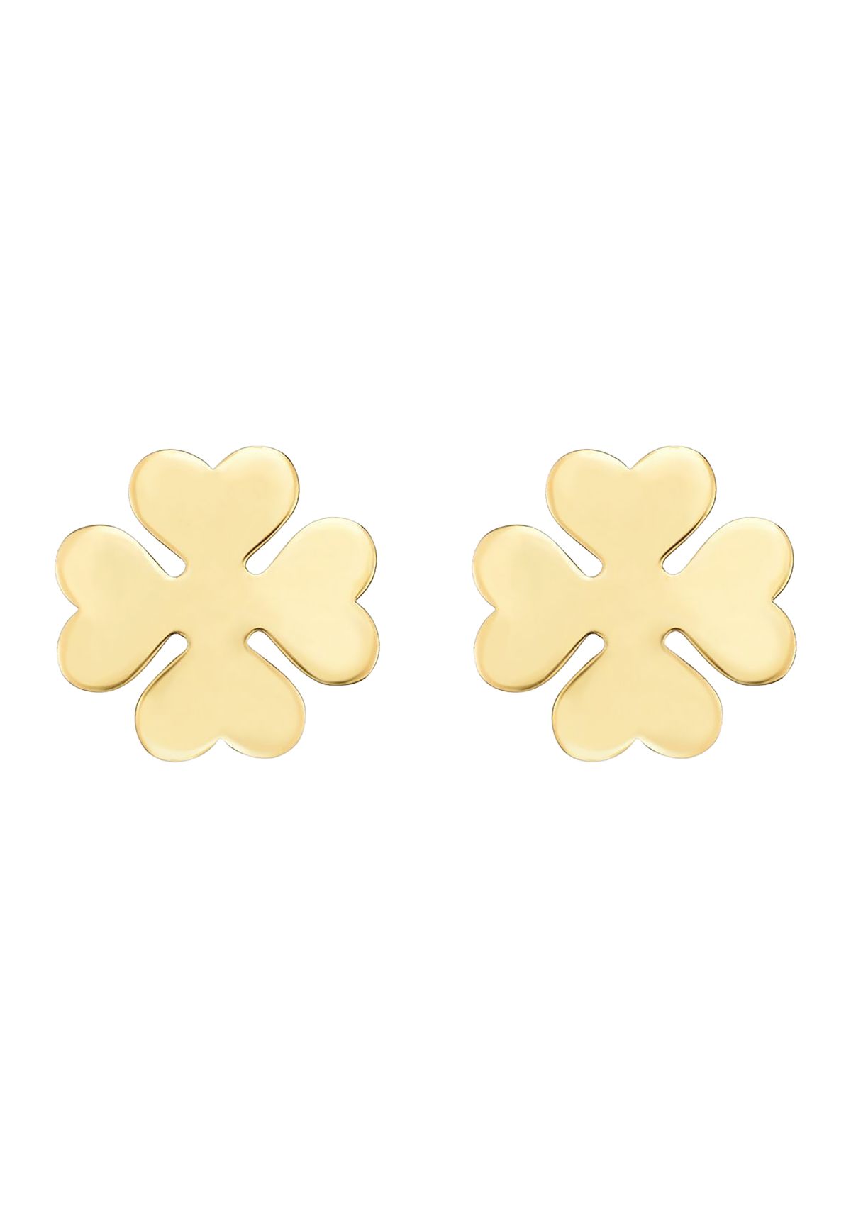 14Ky Clover Earring