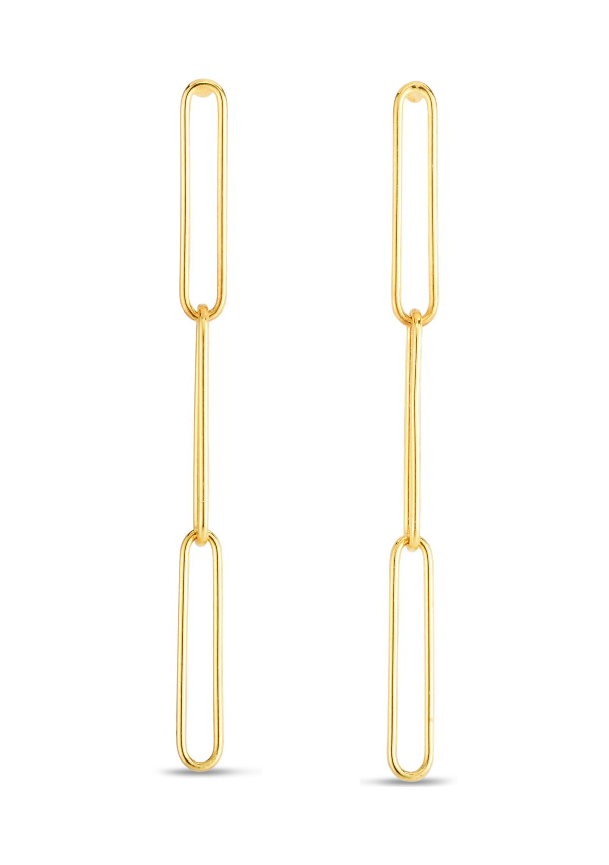 Paperclip Drop Earrings 